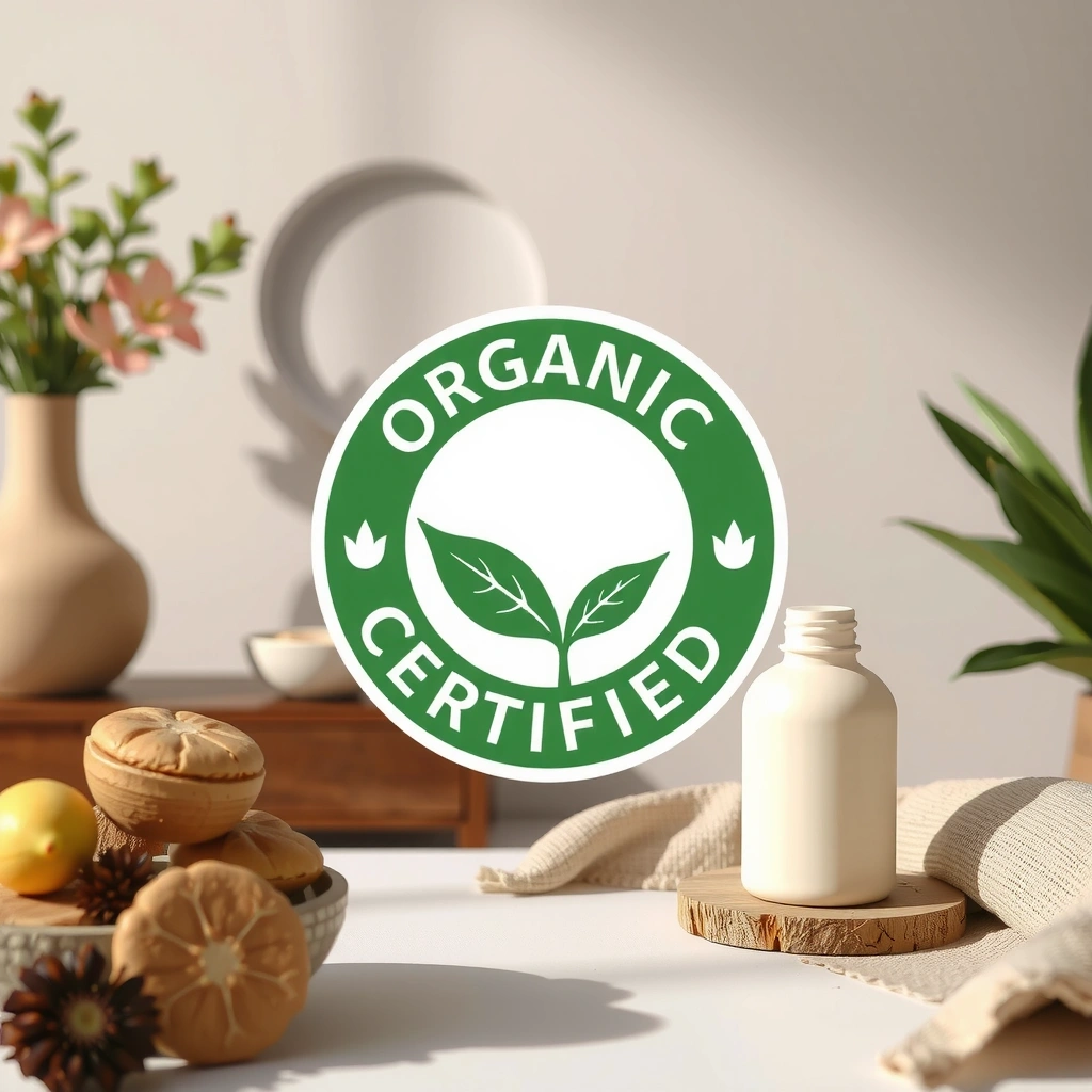 Organic certification badge